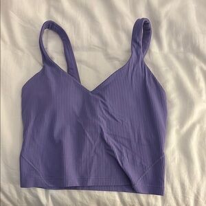 Lululemon Purple Ribbed Align Tank
